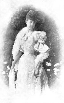 The Duc d'Aosta's Marriage with Princess Hélène of Orleans: [the] Duchesse d'Aosta, 1895. Creator: Varney