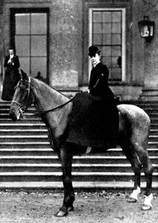 The Duc d'Aosta's Marriage with Princess Hélène of Orleans: the Princess, 1895. Creator: Russell & Sons