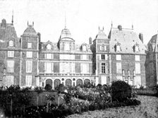 The Duc d'Aosta's Marriage with Princess Hélène of Orleans: portion of the Chateau d'Eu, 1895. Creator: George Meisenbach
