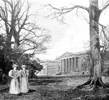 The Duc d'Aosta's Marriage with Princess Hélène of Orleans: Stowe House: a walk in the grounds, 1895 Creator: Russell & Sons