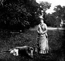 The Duc d'Aosta's Marriage with Princess Hélène of Orleans: the Comtesse de Paris..., 1895. Creator: George Meisenbach