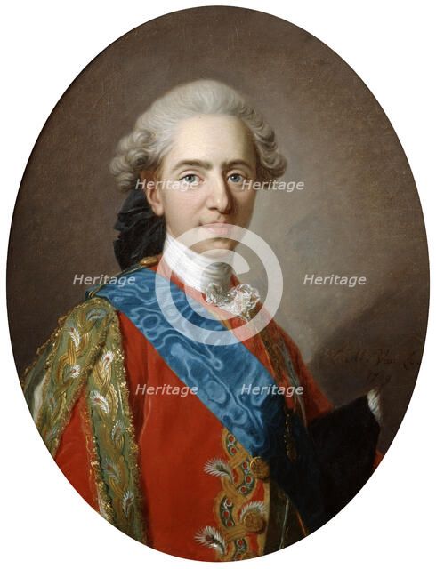 The Duc de Berry, later King Louis XVI, aged 15, c1769. Artist: Louis Michel van Loo