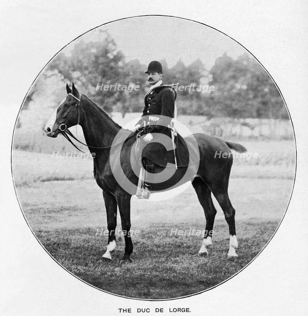 'The Duc De Lorge', c1901, (1903). Artist: Unknown.