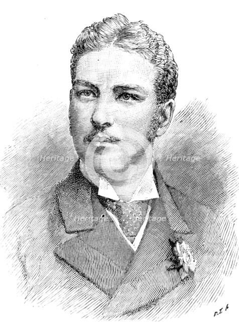 The Duc d’Orleans, imprisoned in Paris for breaking the law on the exile of princes, 1890. Creator: Unknown.