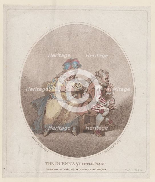 The Duenna & Little Isaac, April 1, 1784. Creator: William Paulet Carey.