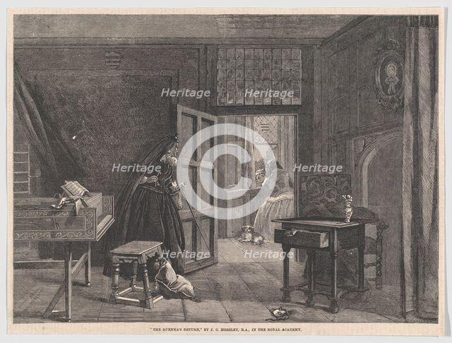 The Duenna's Return, from "Illustrated London News", May 19, 1860. Creator: William Luson Thomas.