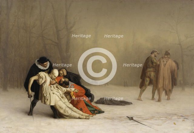 The Duel After the Masquerade, 1857-1859. Creator: Jean-Leon Gerome.