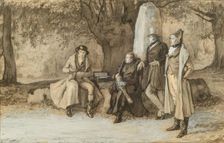 The Duel (from St Ronans Well), 1875-1899. Creator: Robert Macbeth Walker