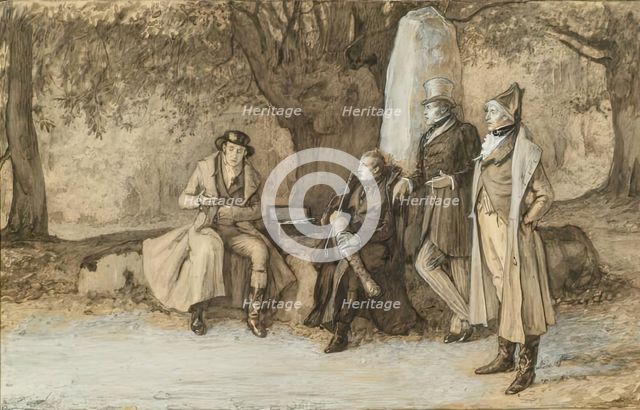 The Duel (from St Ronans Well), 1875-1899. Creator: Robert Macbeth Walker.