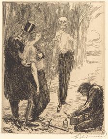 The Duel (Le duel), 1900. Creator: Paul Albert Besnard