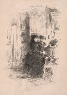 The Duet, 1894. Creator: James McNeill Whistler (American, 1834-1903)