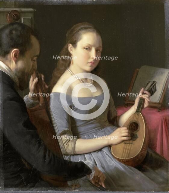 The Duet, 1830-1850. Creator: Charles van Beveren.