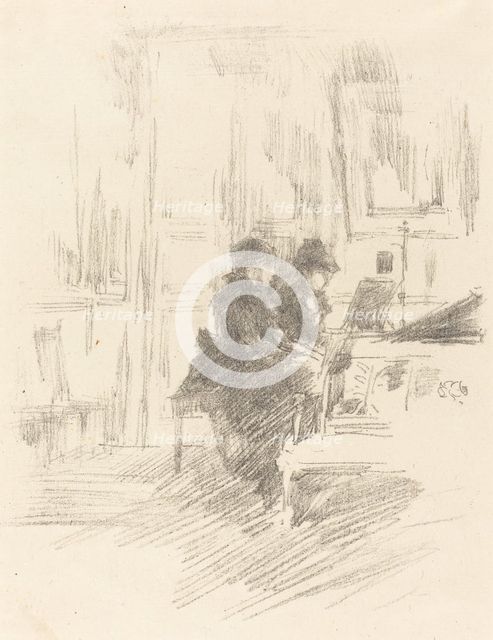 The Duet, No. 2, 1894. Creator: James Abbott McNeill Whistler.