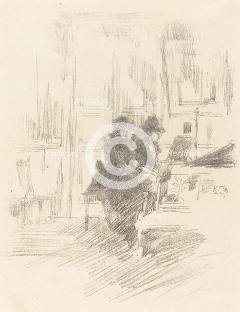 The Duet, No. 2, 1894. Creator: Whistler, James Abbott McNeill (1834-1903).