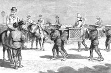 'The Duke and Duchess of Connaught in Japan- Starting for the Chiuzenjii Lake 1890. Creator: Unknown