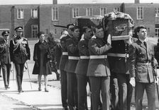 The Duke and Duchess of Kent following the coffin of the Duke of Windsor, 31st May 1972
