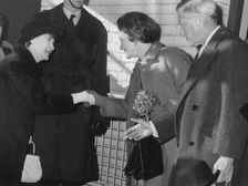 The Duke and Duchess of Windsor arrive at Victoria Station from France, November 1962