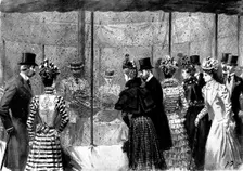 The Duke and Duchess of York at the Agricultural Show, Portsmouth: visiting the apiary, 1898. Creator: Unknown