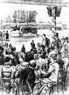 The Duke and Duchess of York at the Royal Counties Agricultural Show at Portsmouth, 1898. Creator: Unknown