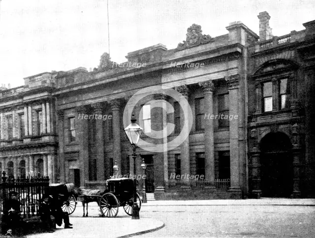 The Duke and Duchess of York at Sheffield: Cutlers' Hall, 1895. Creator: Sheffield Photographic Company.