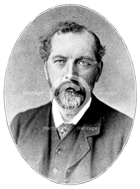 The Duke and Duchess of York at Sheffield: Mr. Charles Hadfield, Architect to the Hospital, 1895. Creator: George Meisenbach.