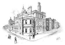 The Duke and Duchess of York at Sheffield: the Public Hospital and Dispensary, 1895. Creator: Carl Hentschel