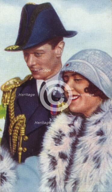 The Duke and Duchess of York (later King George VI and Queen Elizabeth) on their 1927 tour of Austra Creator: Unknown.