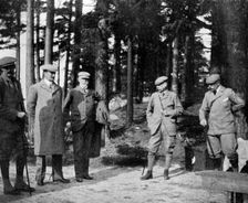 The Duke of Connaught and his shooting party, 1908. Creator: Queen Alexandra