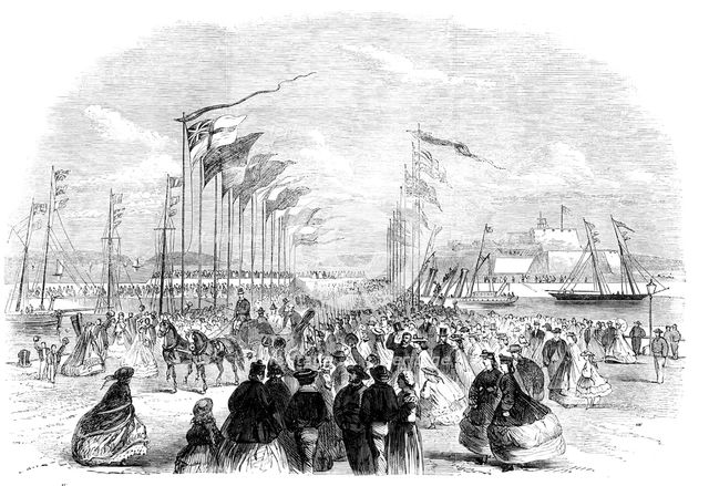 The Duke of Cambridge's official visit to the Channel Islands..., 1862. Creator: Unknown.