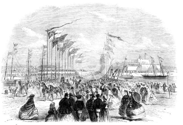The Duke of Cambridge's official visit to the Channel Islands..., 1862. Creator: Unknown.