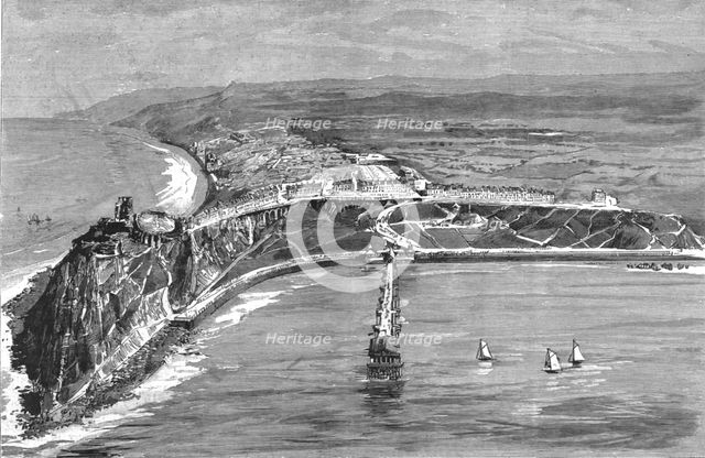 'The Duke of Clarence and Avondale at Scarborough, 1890. Creator: Unknown.