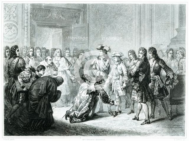 The Duke of Anjou, Philip V of Bourbon (1683-1746) declared King of Spain on 16 November 1700, en…