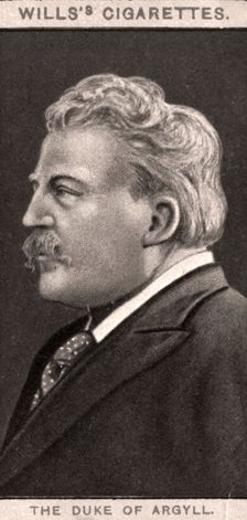 The Duke of Argyll, 1908.Artist: WD & HO Wills