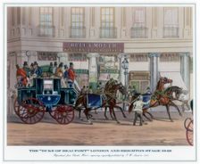 The Duke of Beaufort London and Brighton Stage, 1840, (1841).Artist: JW Land