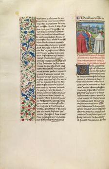 The Duke of Buckingham and his Army before Rennes or Nantes, c1370s. Creator: Unknown