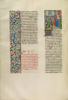 The Duke of Gelders Sending a Messenger to the King of France c1380s, about 1480-1483. Creator: Unknown