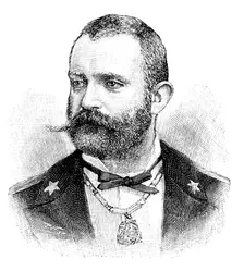 The Duke of Genoa, Commander of the Italian Fleet, 1895. Creator: P Naumann