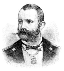 The Duke of Genoa, Commander of the Italian Fleet, 1895. Creator: P Naumann