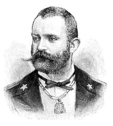 The Duke of Genoa, Commander of the Italian Fleet, 1895. Creator: P Naumann