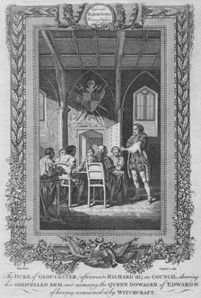 The Duke of Gloucester (afterwards Richard III) in Council c1787