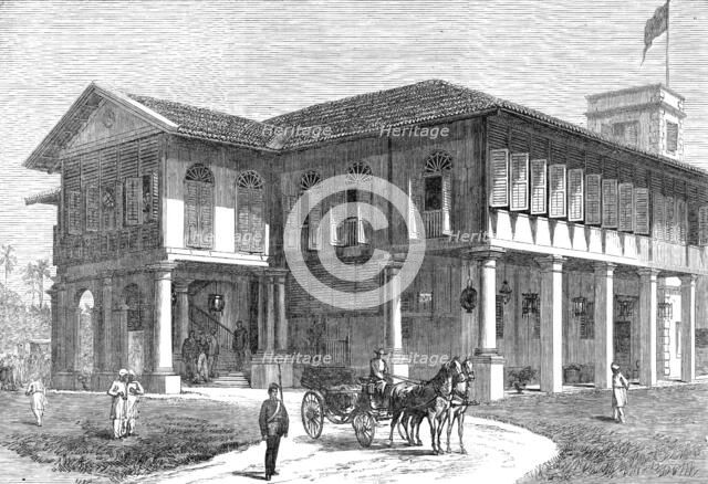 The Duke of Edinburgh at Penang: house occupied by the Duke, 1870. Creator: Unknown.