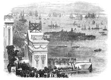 The Duke of Edinburgh in China: landing of the Prince at Hong-Kong, 1870. Creator: Unknown
