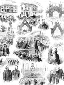 The Duke of Edinburgh's visit to Croydon, 1883. Creator: Unknown