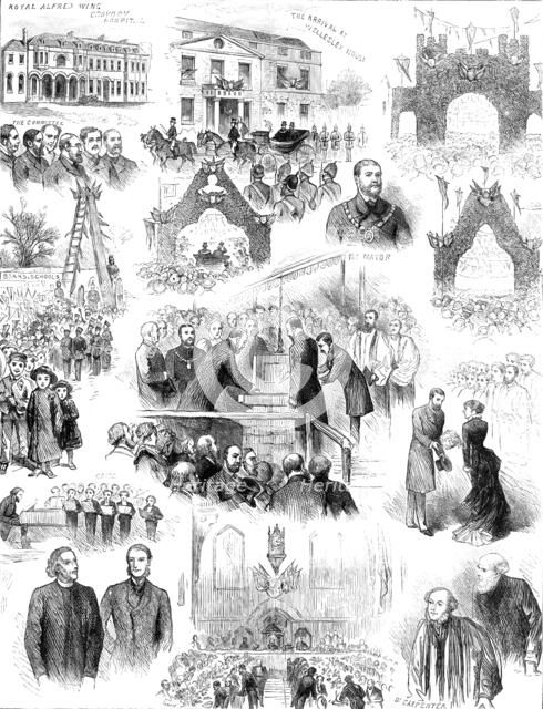 The Duke of Edinburgh's visit to Croydon, 1883. Creator: Unknown.