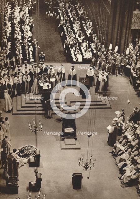 'The Duke of Kent pays homage to the newly crowned King George VI', 1937. Artist: Unknown.