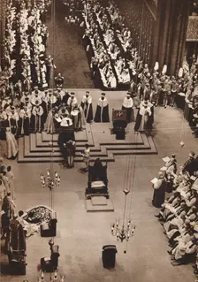 The Duke of Kent pays homage to the newly crowned King George VI 1937