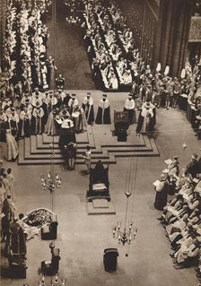 The Duke of Kent pays homage to the newly crowned King George VI 1937