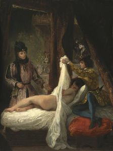 The Duke of Orleans showing his Lover, 1825. Creator: Eugene Delacroix