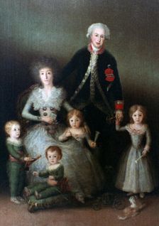 The Duke of Osuna and his Family 1788. Artist: Francisco Goya