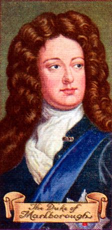 The Duke of Marlborough, taken from a series of cigarette cards, 1935